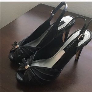 WHBM Patent leather slingbac…